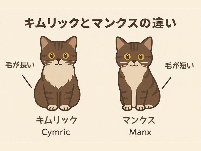キムリックとマンクスの違い