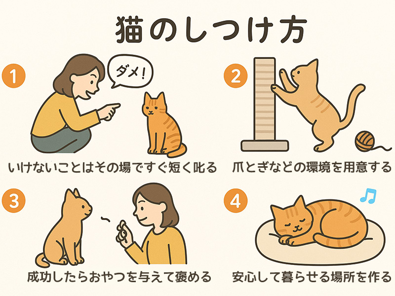 猫のしつけ方
