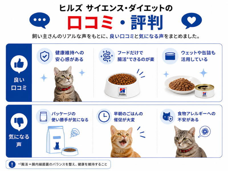 ヒルズ サイエンス・ダイエットの口コミ・評判