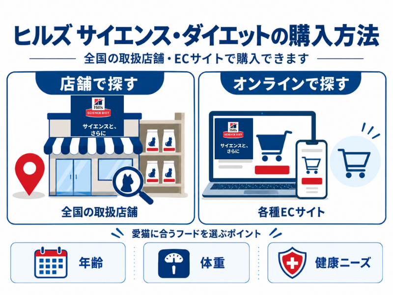 ヒルズ サイエンス・ダイエットの購入方法
