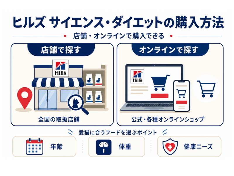 ヒルズ サイエンス・ダイエットの購入方法