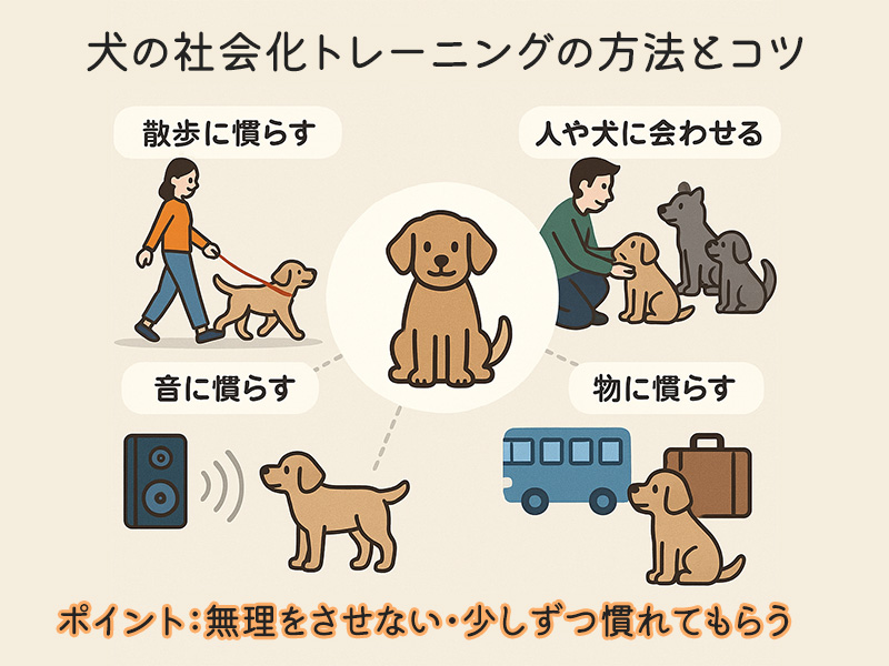 犬の社会化トレーニング