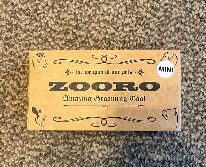 ZOOROのゾログルーミングコームの使用感